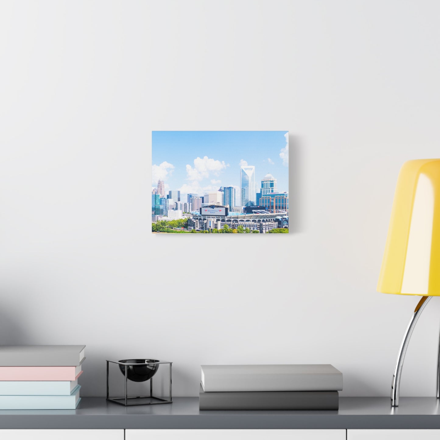 Uptown Charlotte Skyline - Aerial Canvas Print