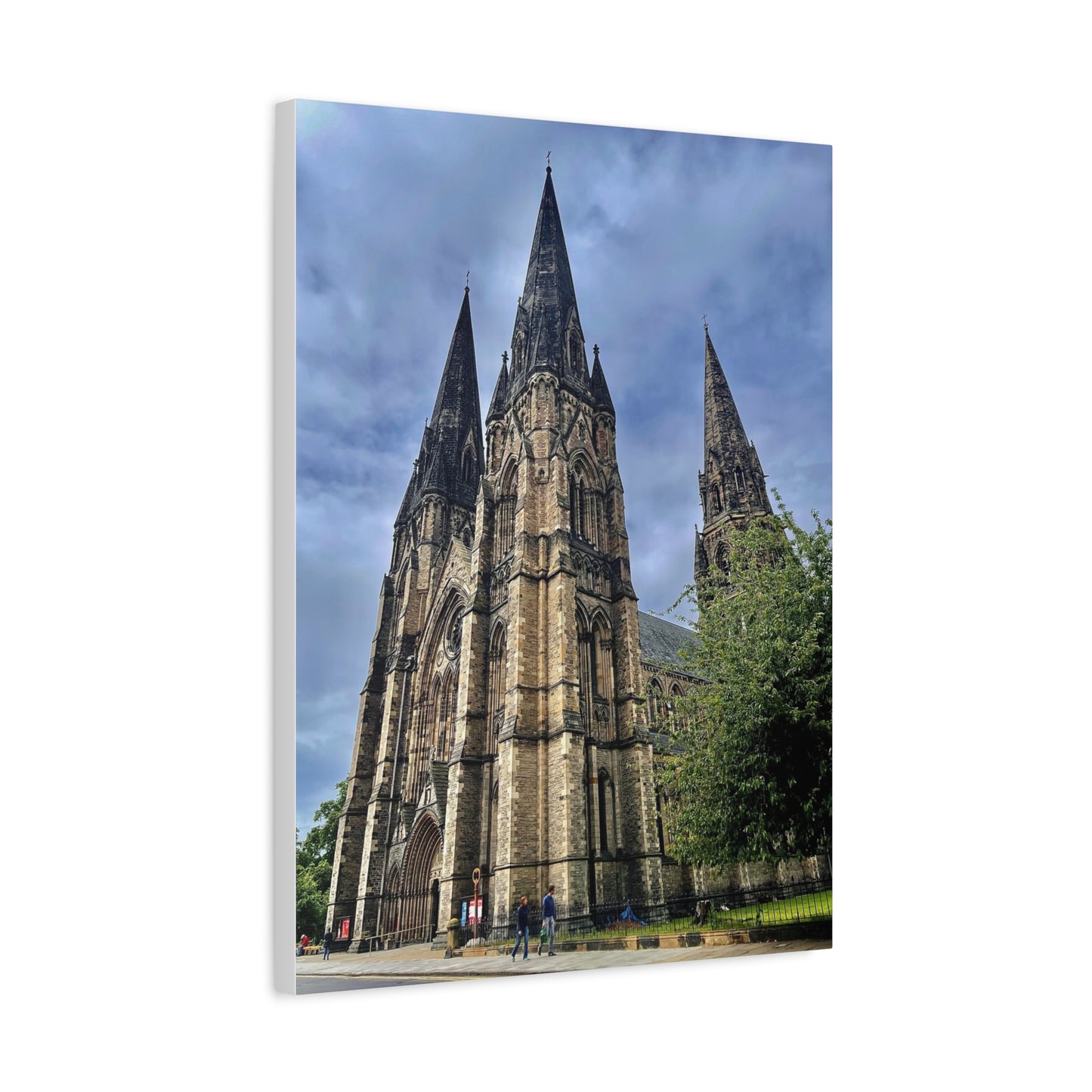 Edinburgh Scotland Cathedral Matte Canvas, Stretched, 1.25"