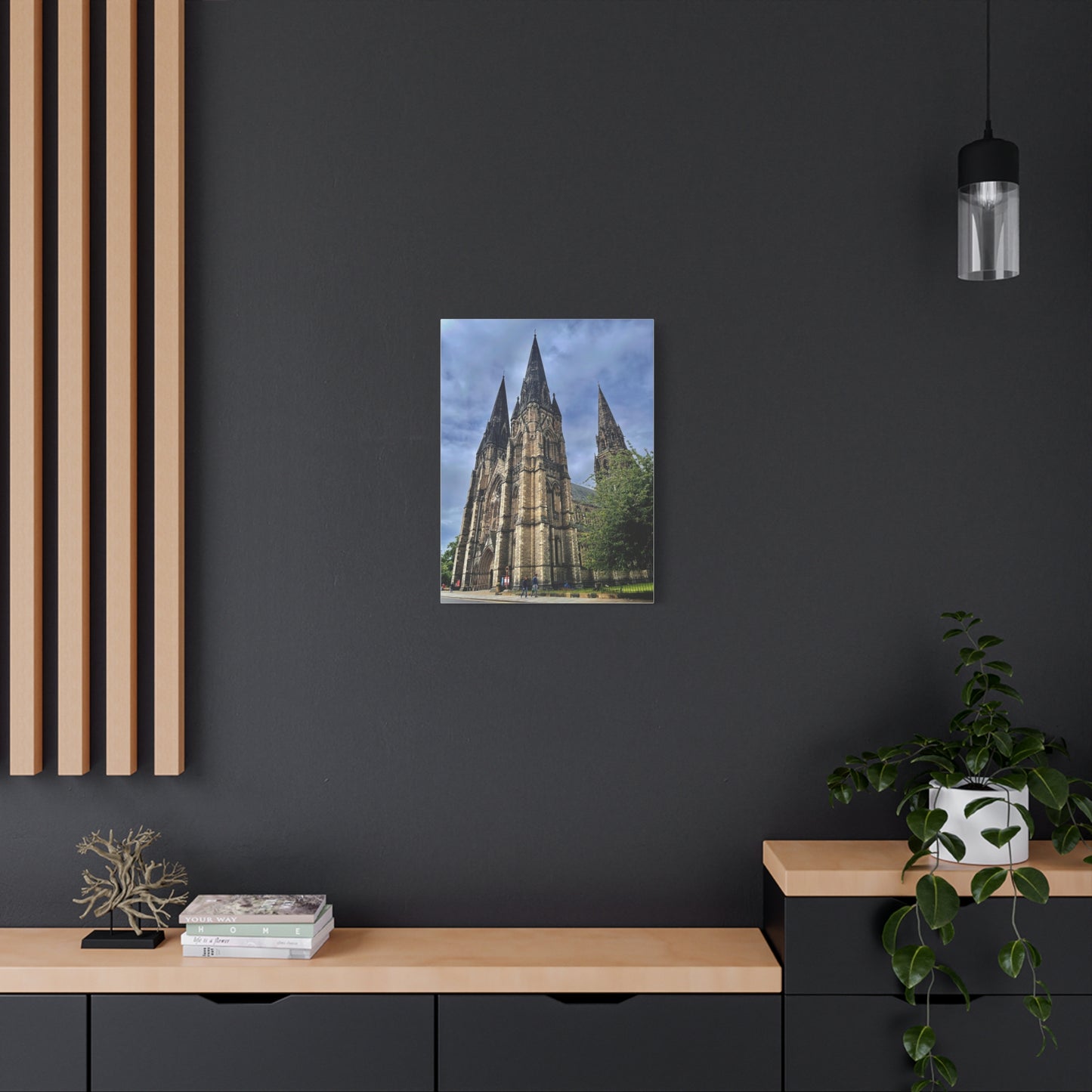 Edinburgh Scotland Cathedral Matte Canvas, Stretched, 1.25"