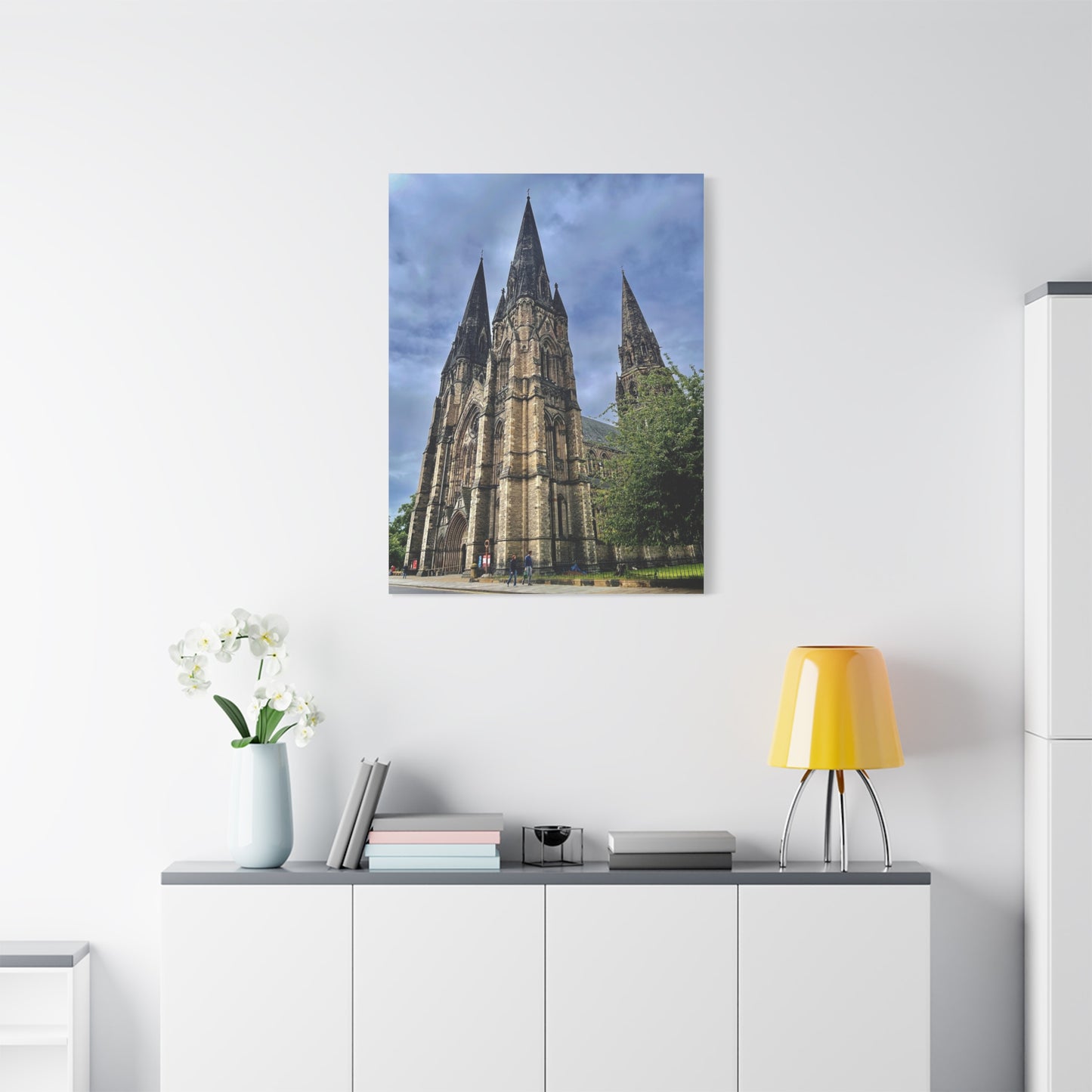 Edinburgh Scotland Cathedral Matte Canvas, Stretched, 1.25"