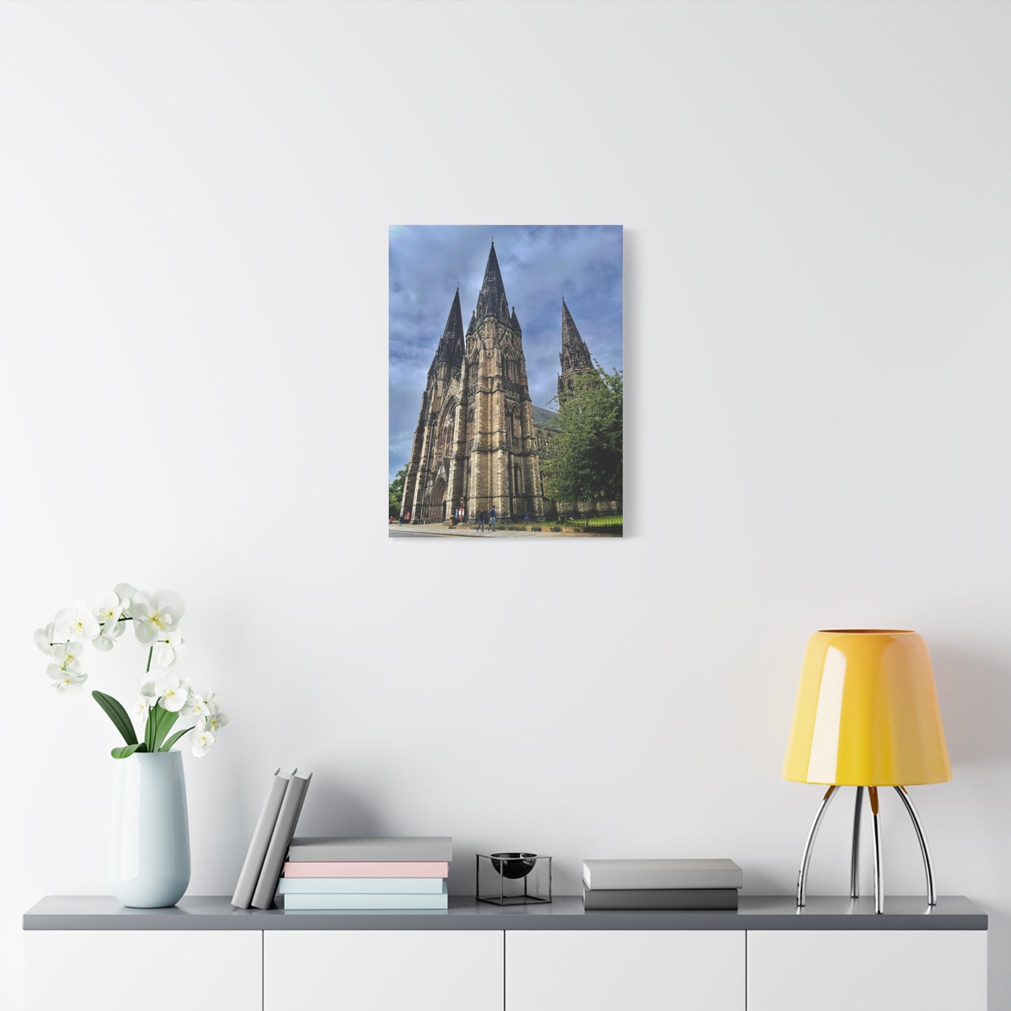 Edinburgh Scotland Cathedral Matte Canvas, Stretched, 1.25"