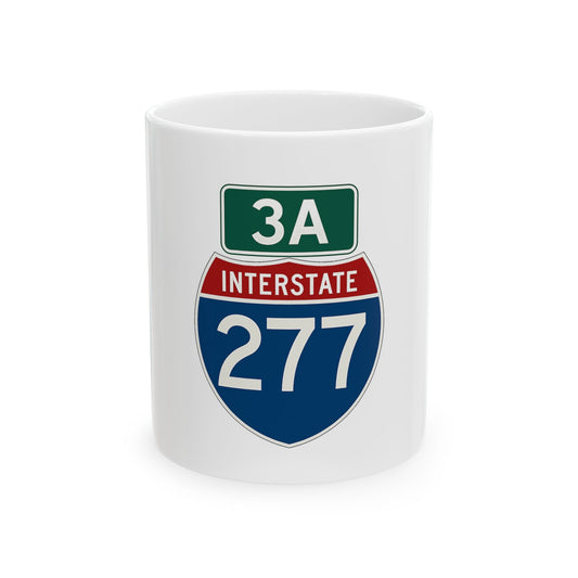 Uptown Charlotte I-277 Exit 3A Ceramic Mug, (11oz, 15oz)