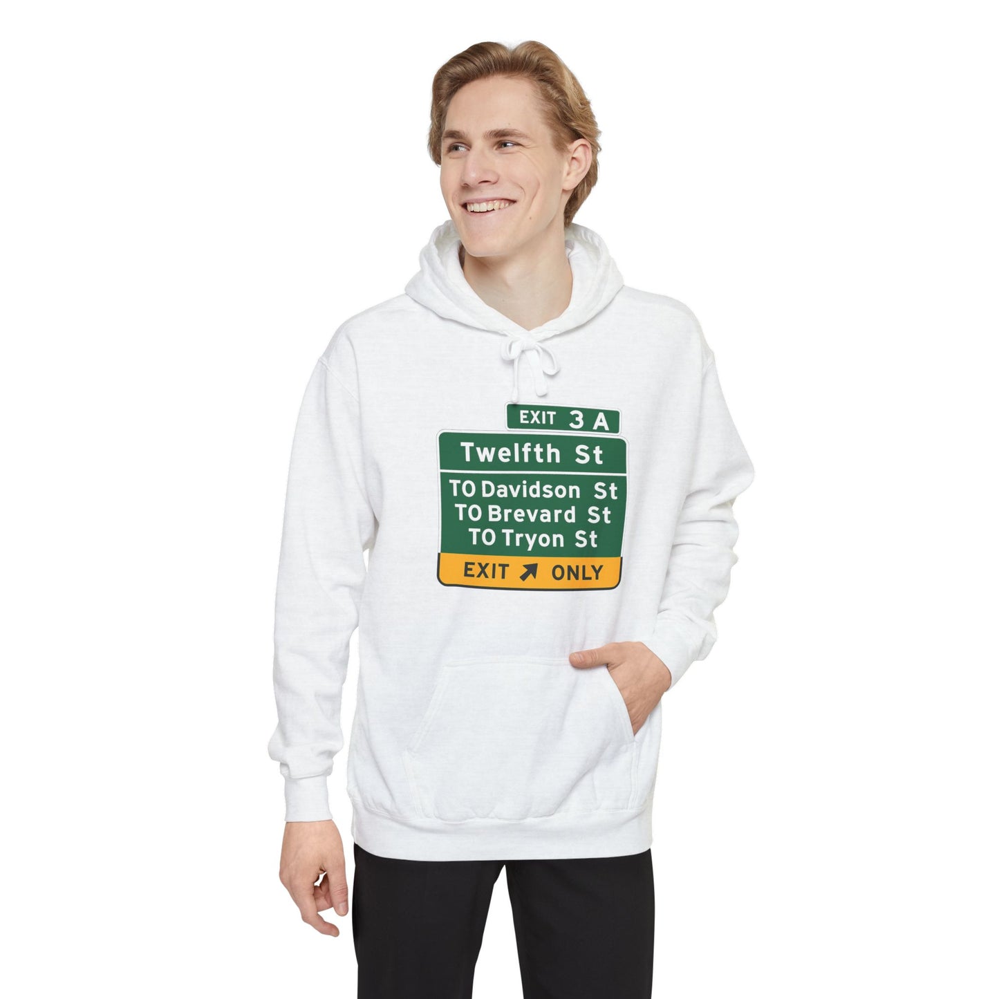 Uptown Charlotte Twelfth Street - I-277 Exit 3A Unisex Hoodie
