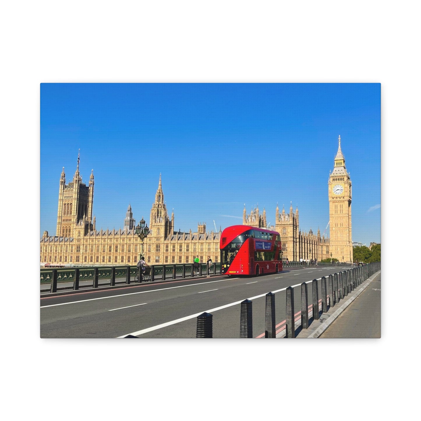 Big Ben and the Double Decker Bus Canvas
