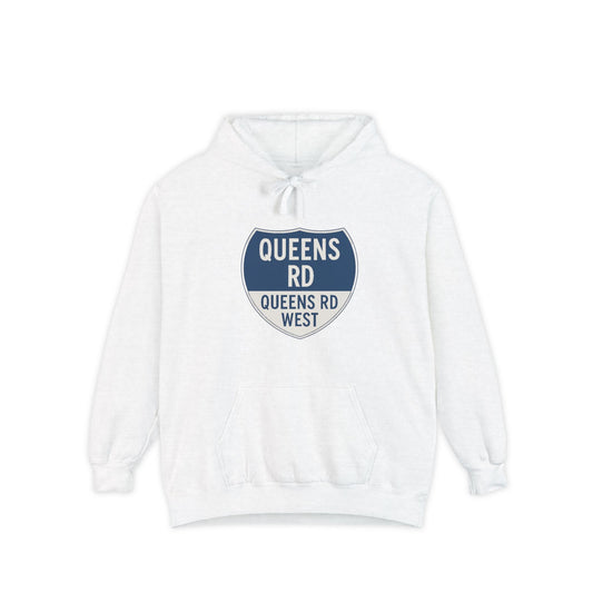 Myers Park Charlotte Signature Unisex Hoodie - Queens Rd / Queens Rd West Shield