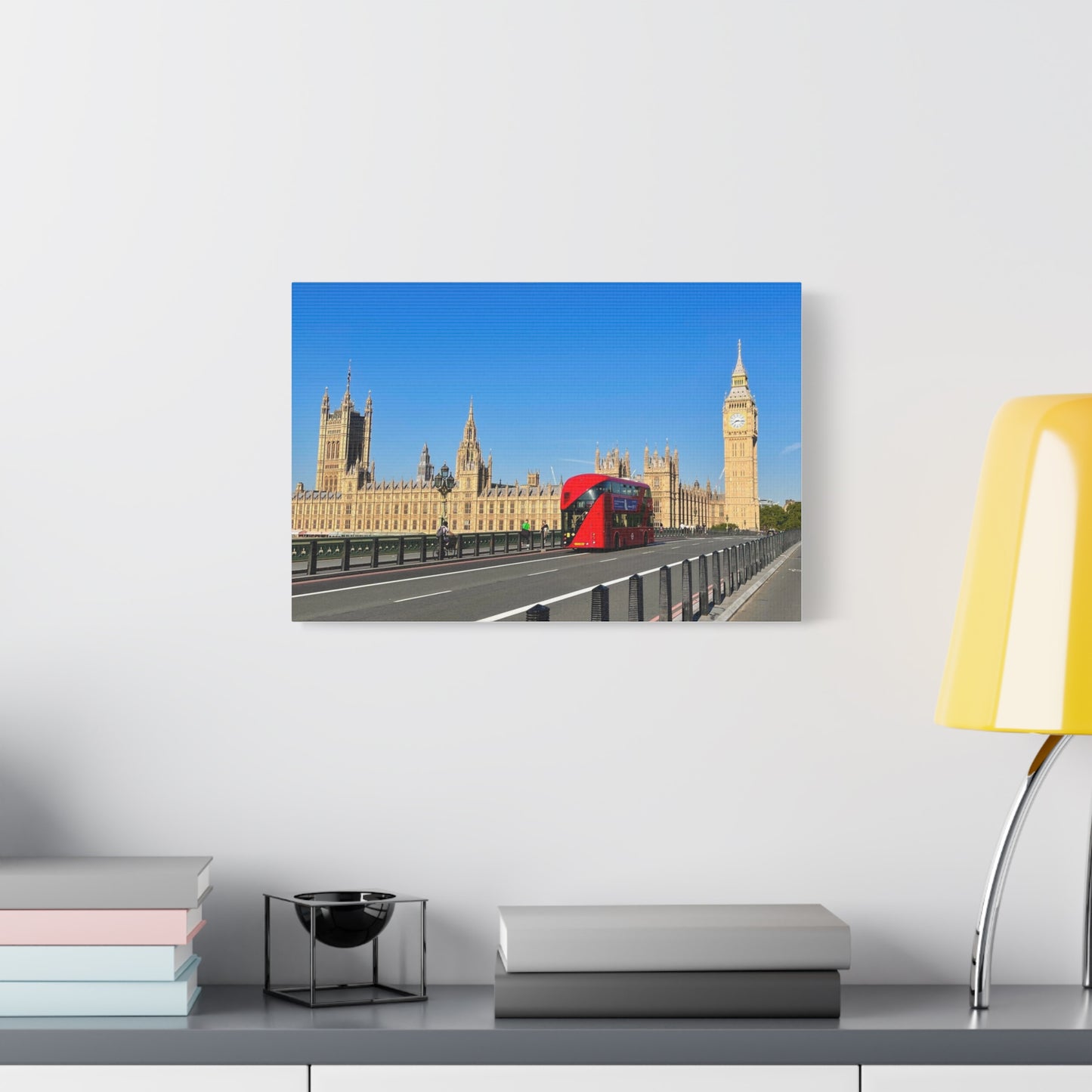 Big Ben and the Double Decker Bus Canvas