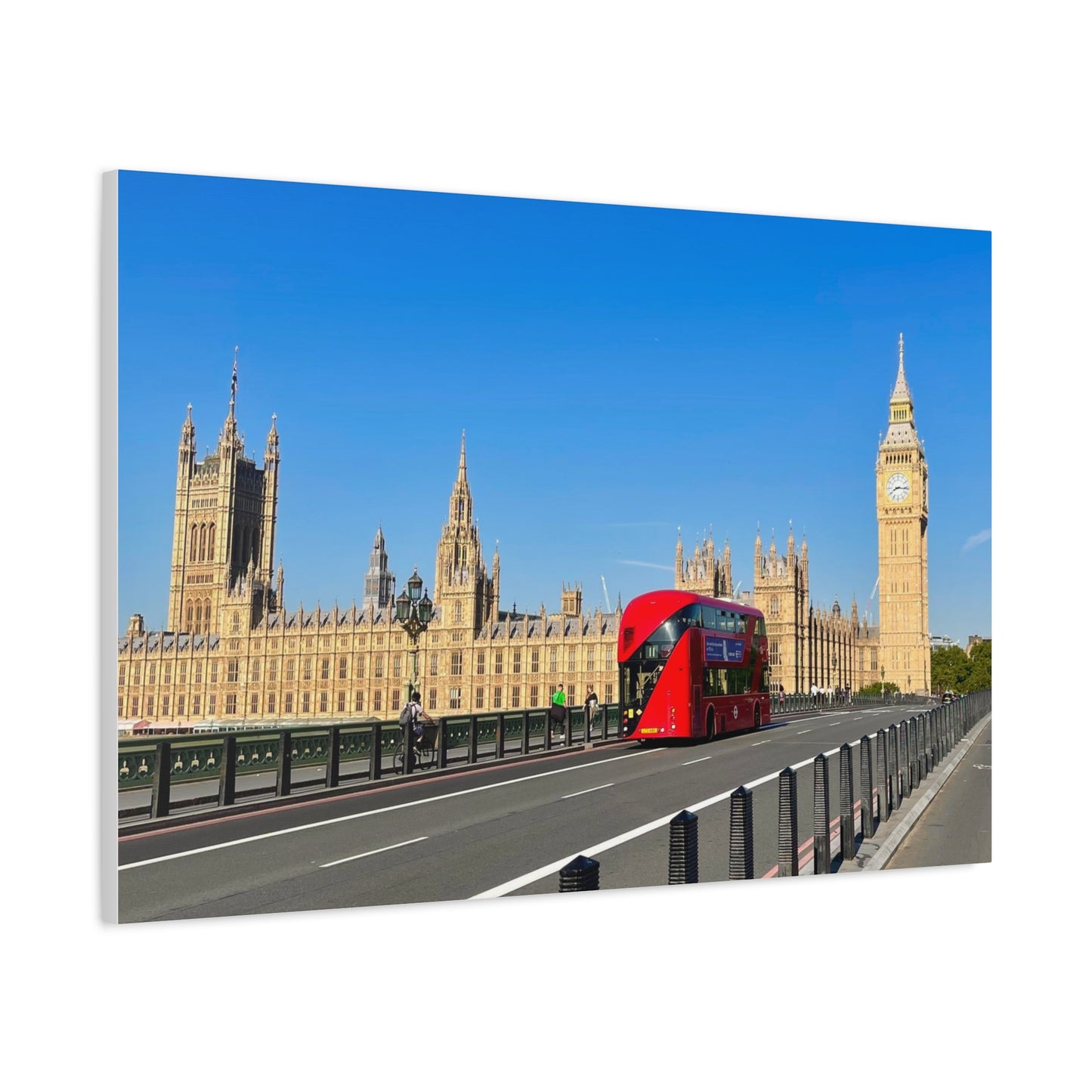 Big Ben and the Double Decker Bus Canvas