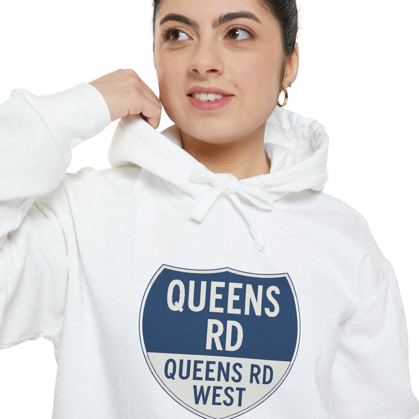 Myers Park Charlotte Signature Unisex Hoodie - Queens Rd / Queens Rd West Shield