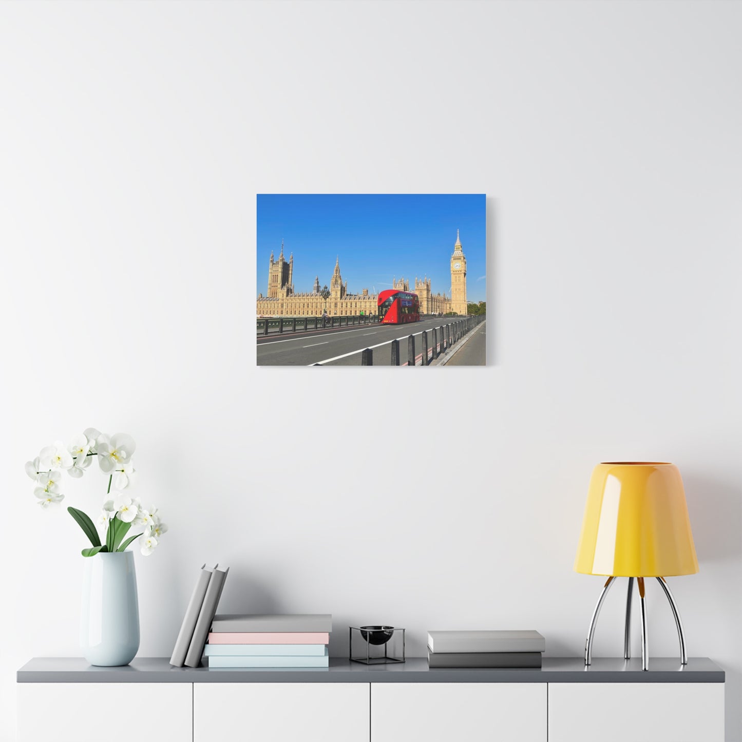 Big Ben and the Double Decker Bus Canvas