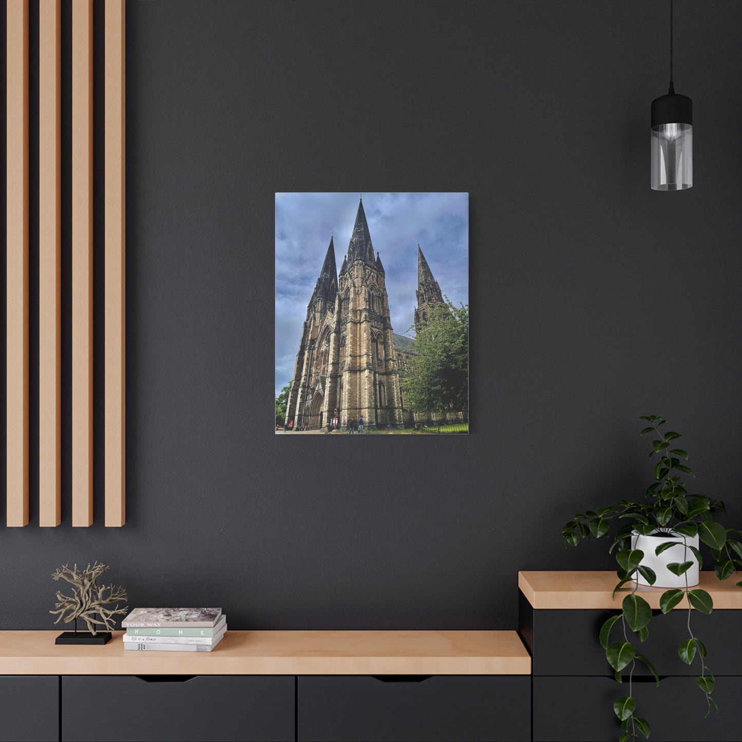 Edinburgh Scotland Cathedral Matte Canvas, Stretched, 1.25"