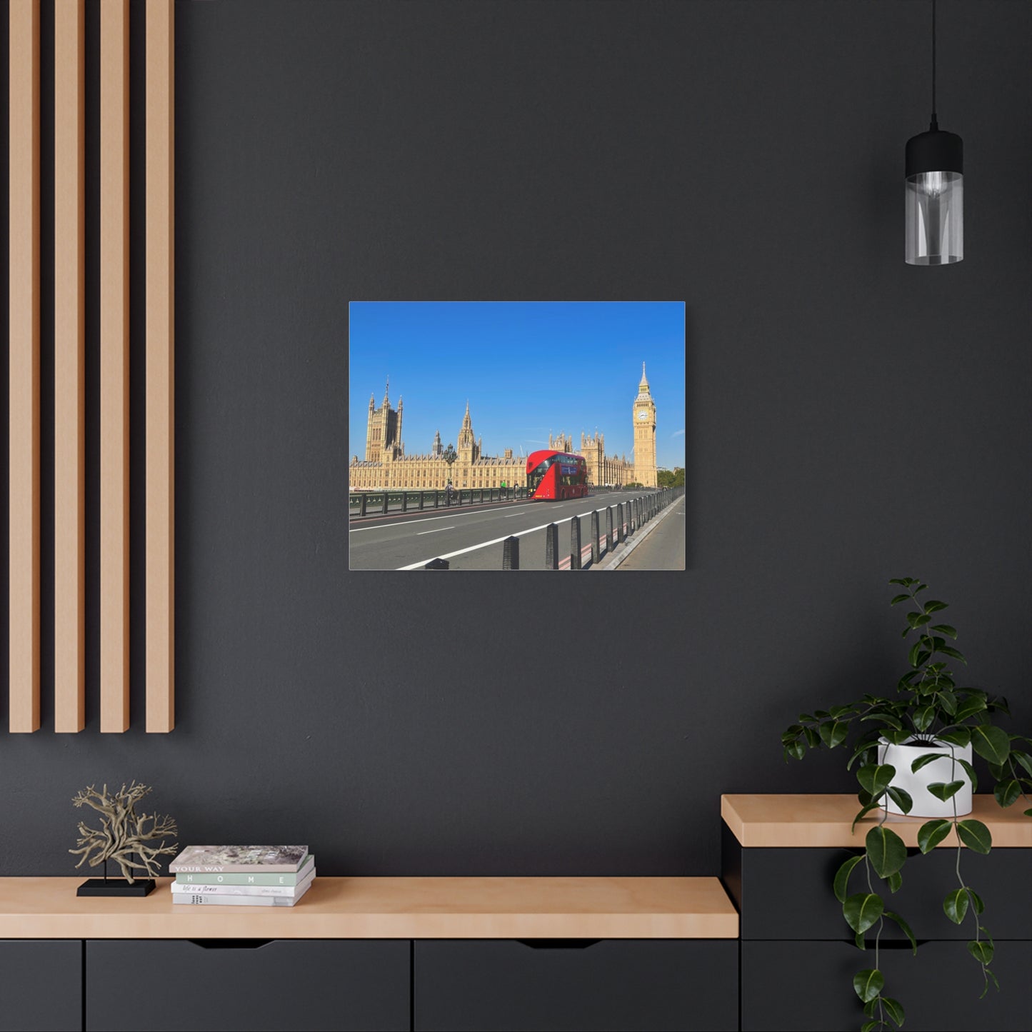 Big Ben and the Double Decker Bus Canvas