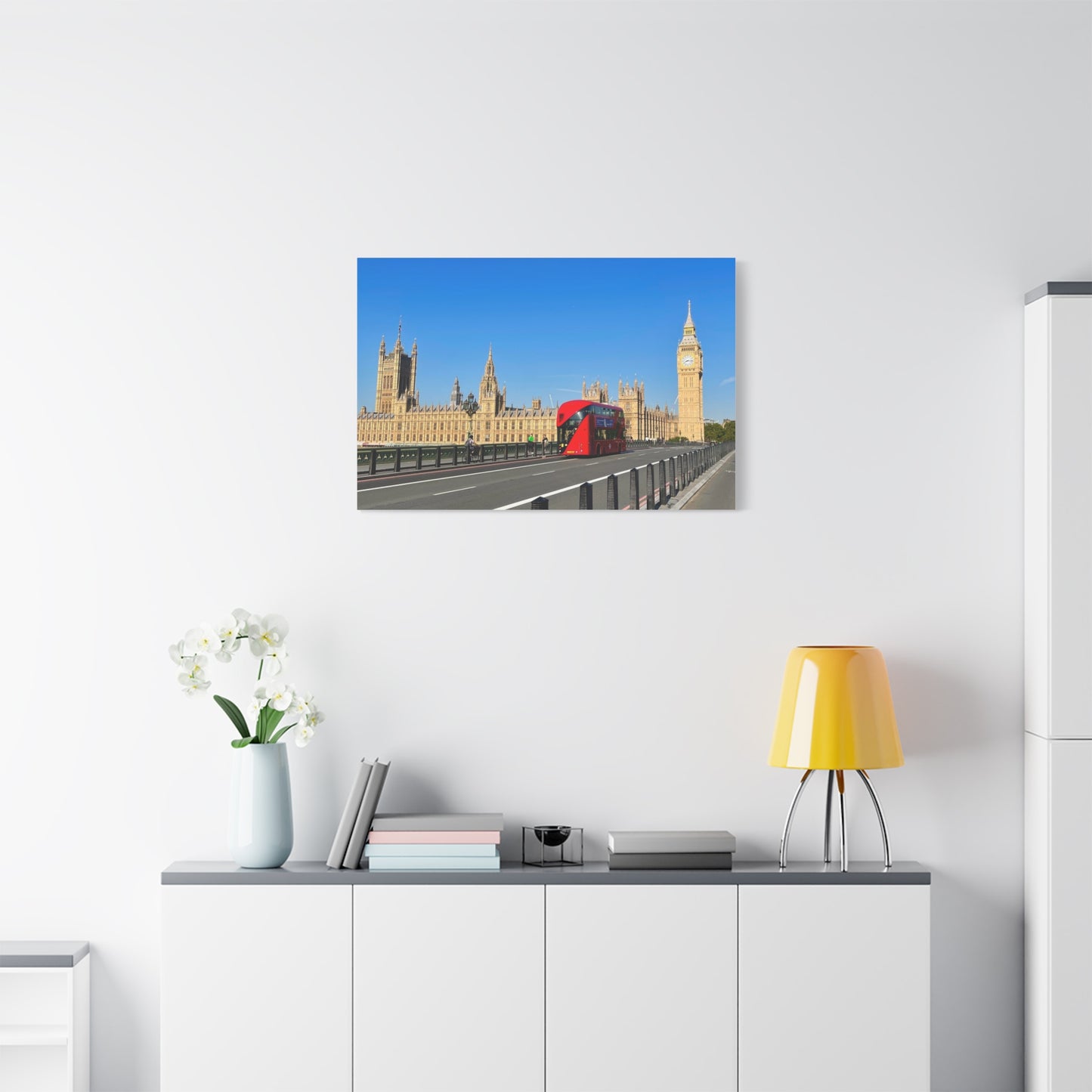 Big Ben and the Double Decker Bus Canvas