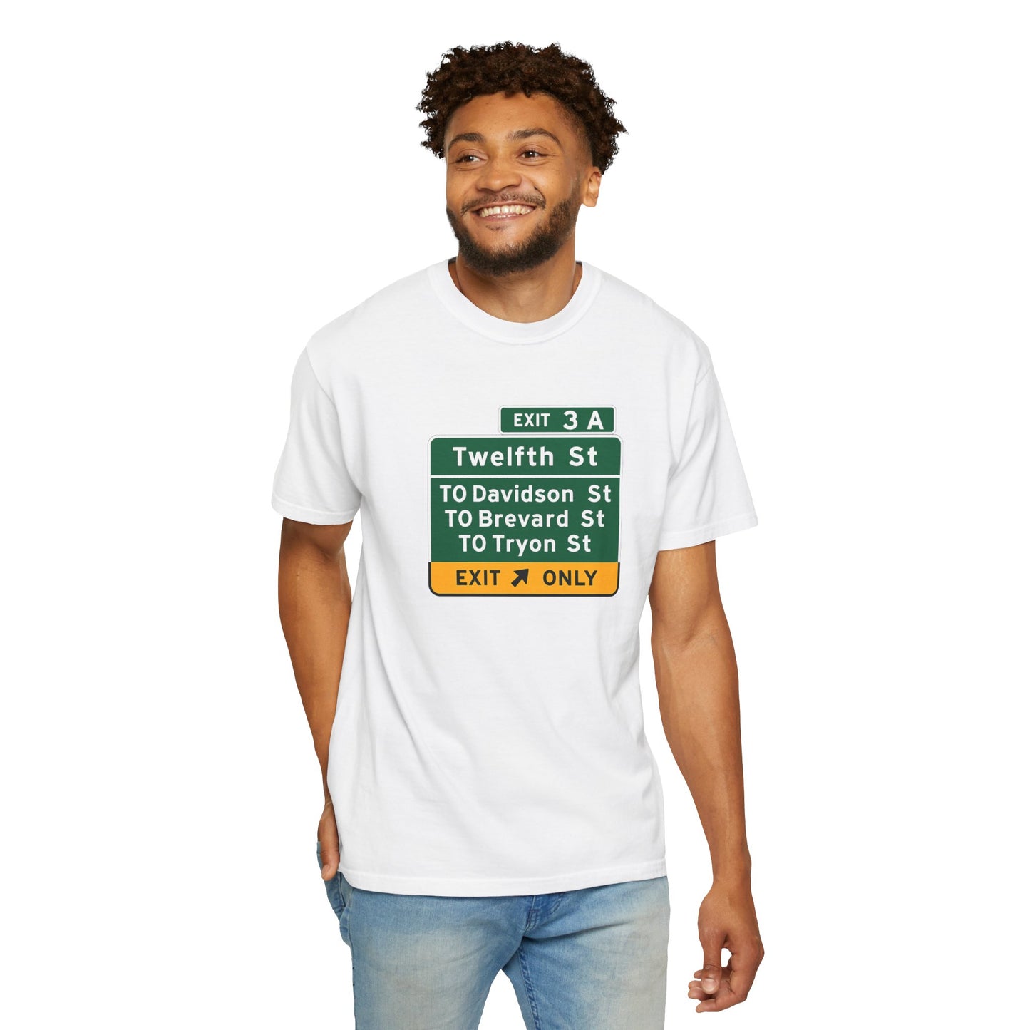 Uptown Charlotte Unisex T-Shirt - I-277 Exit 3A Unisex T-shirt
