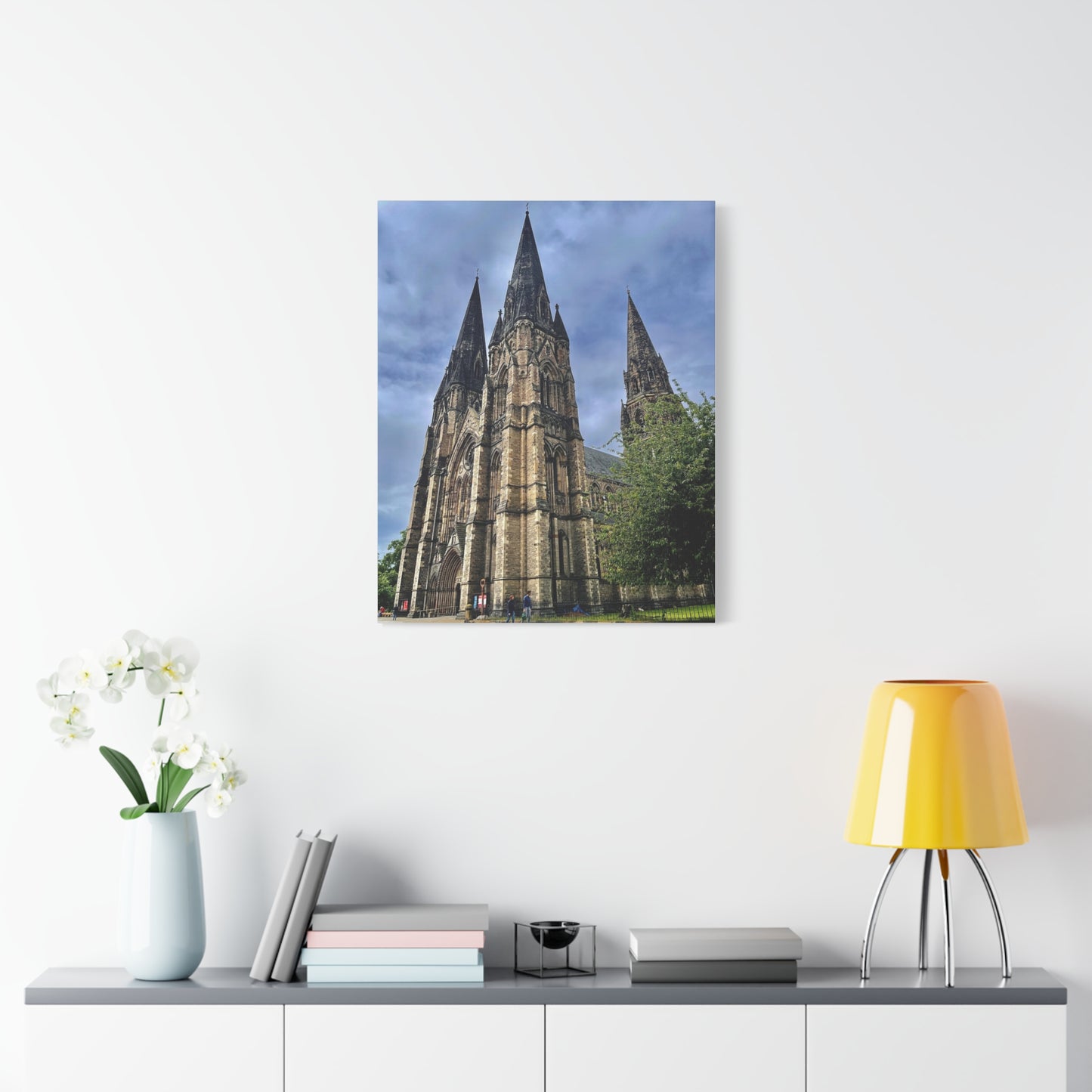 Edinburgh Scotland Cathedral Matte Canvas, Stretched, 1.25"