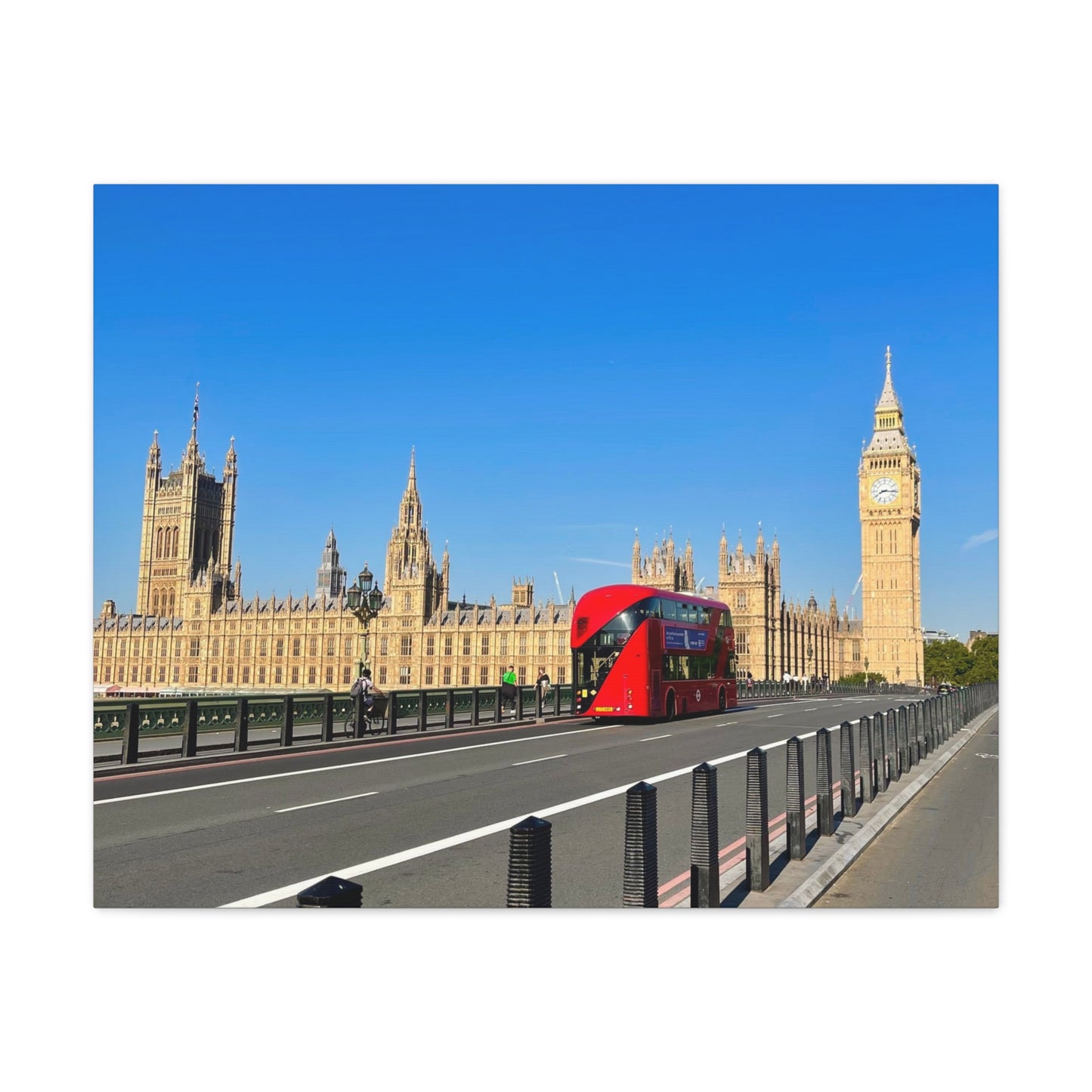 Big Ben and the Double Decker Bus Canvas