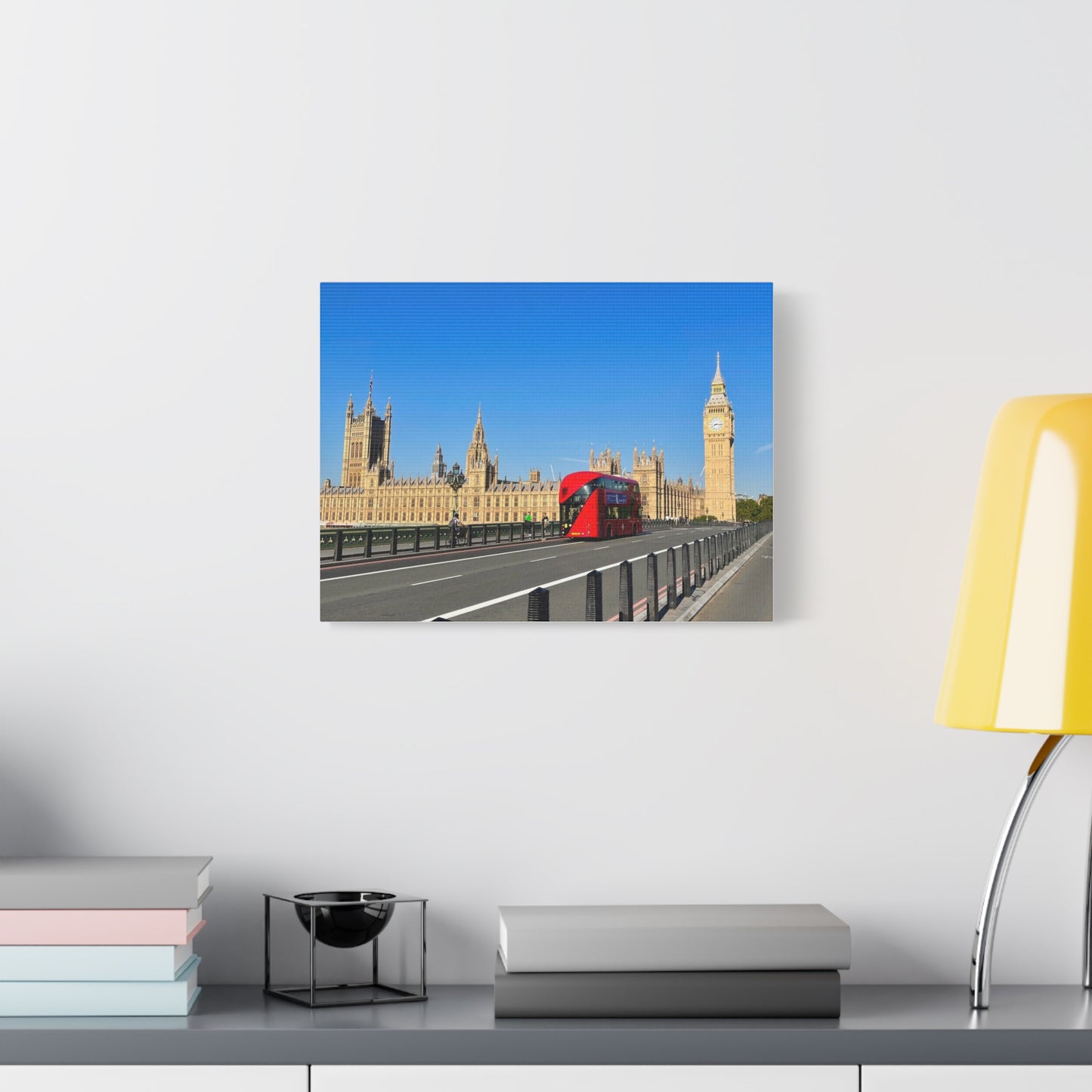 Big Ben and the Double Decker Bus Canvas
