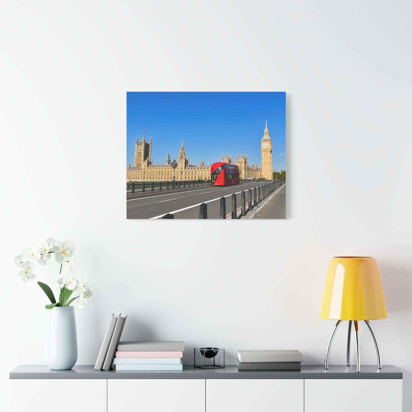 Big Ben and the Double Decker Bus Canvas