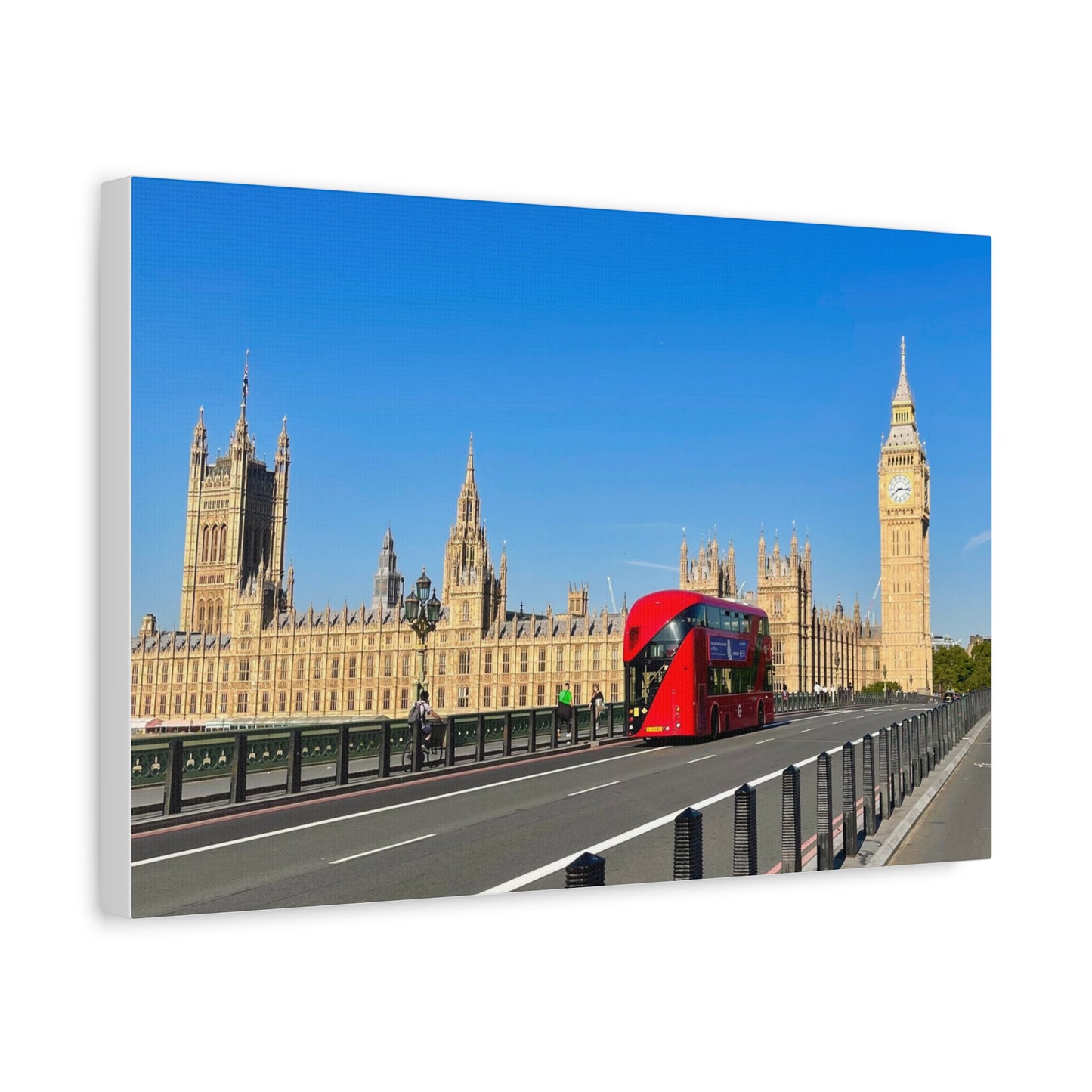 Big Ben and the Double Decker Bus Canvas
