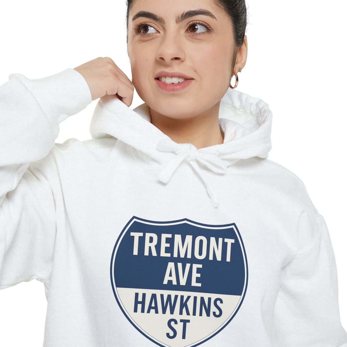 South End Charlotte Signature Unisex Hoodie - Tremont Ave & Hawkins St