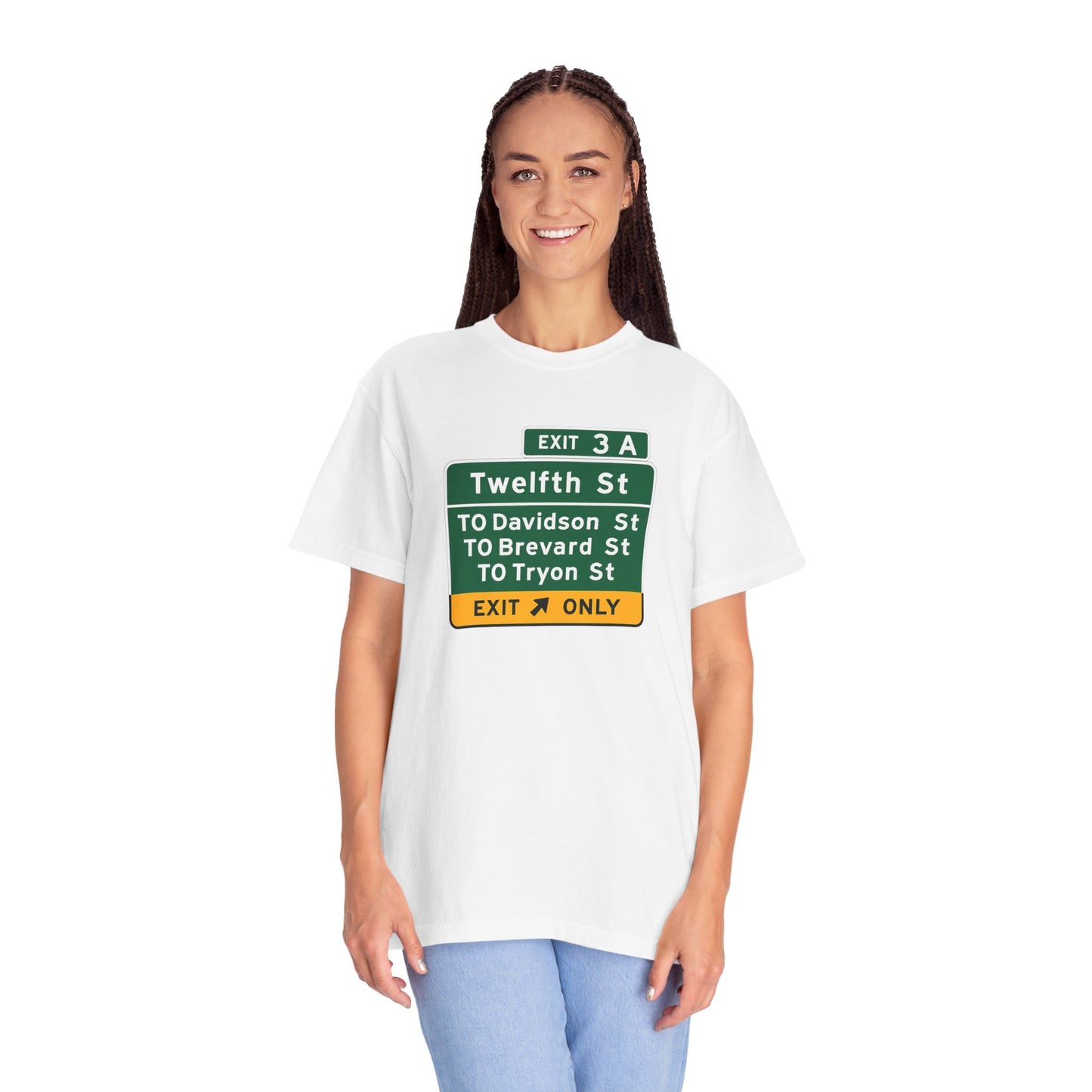 Uptown Charlotte Unisex T-Shirt - I-277 Exit 3A Unisex T-shirt