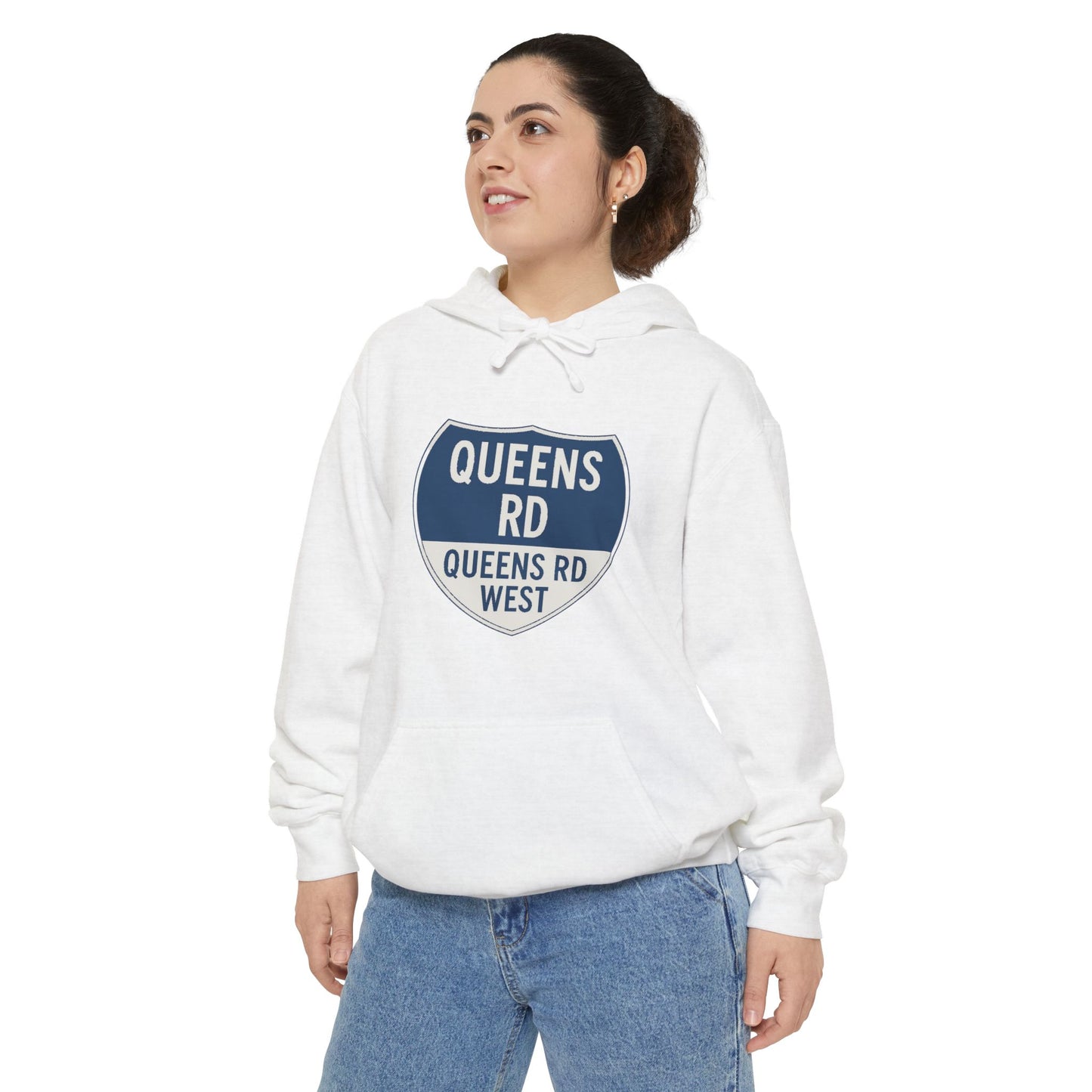 Myers Park Charlotte Signature Unisex Hoodie - Queens Rd / Queens Rd West Shield
