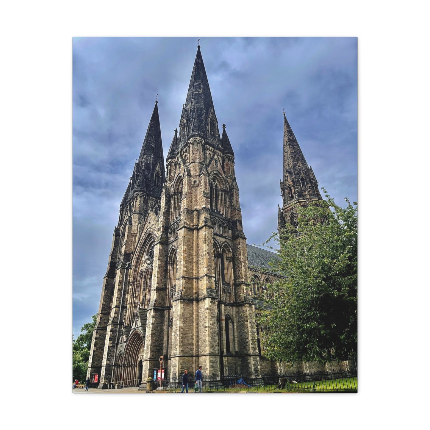 Edinburgh Scotland Cathedral Matte Canvas, Stretched, 1.25"