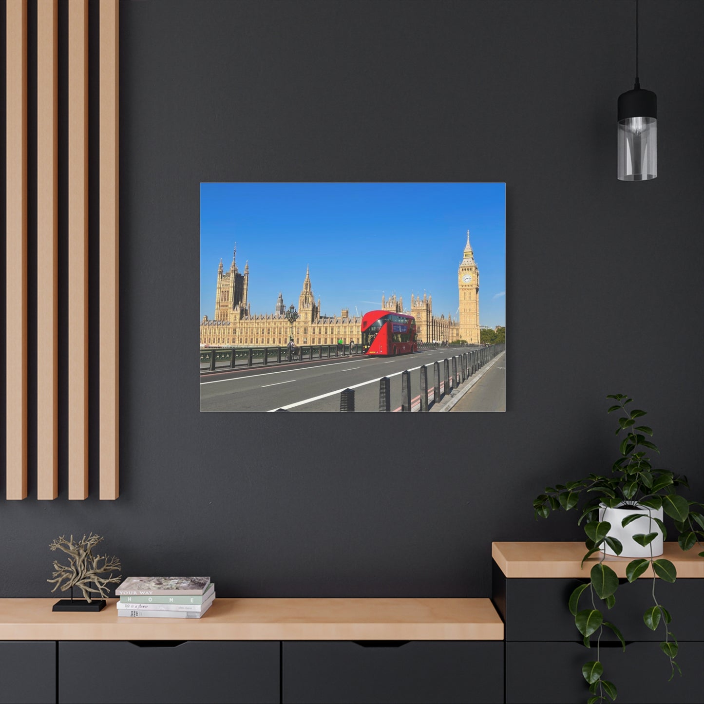Big Ben and the Double Decker Bus Canvas