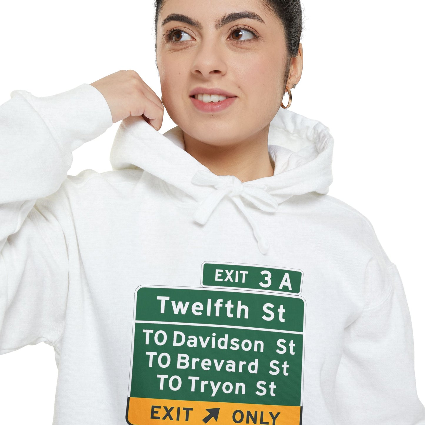 Uptown Charlotte Twelfth Street - I-277 Exit 3A Unisex Hoodie