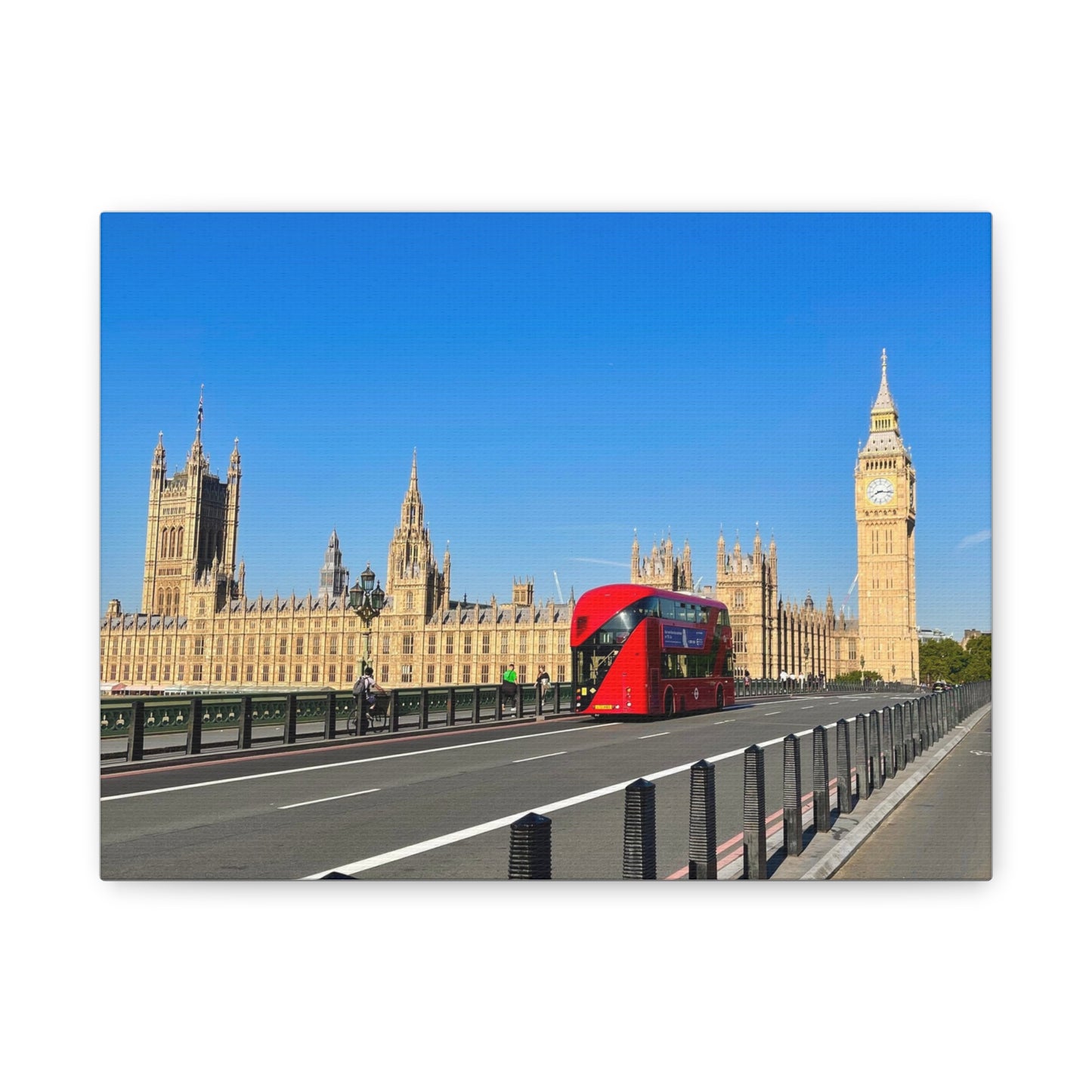 Big Ben and the Double Decker Bus Canvas