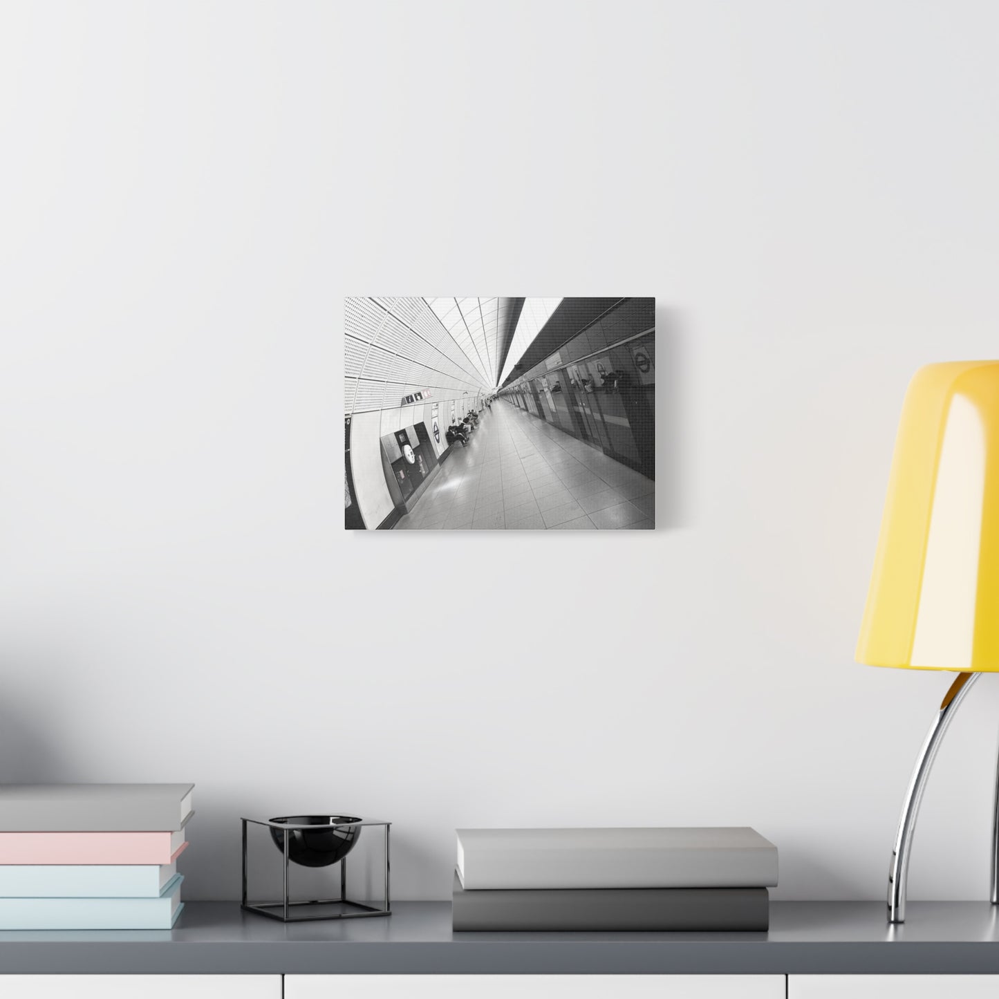 London Elizabeth Line Symmetry Canvas