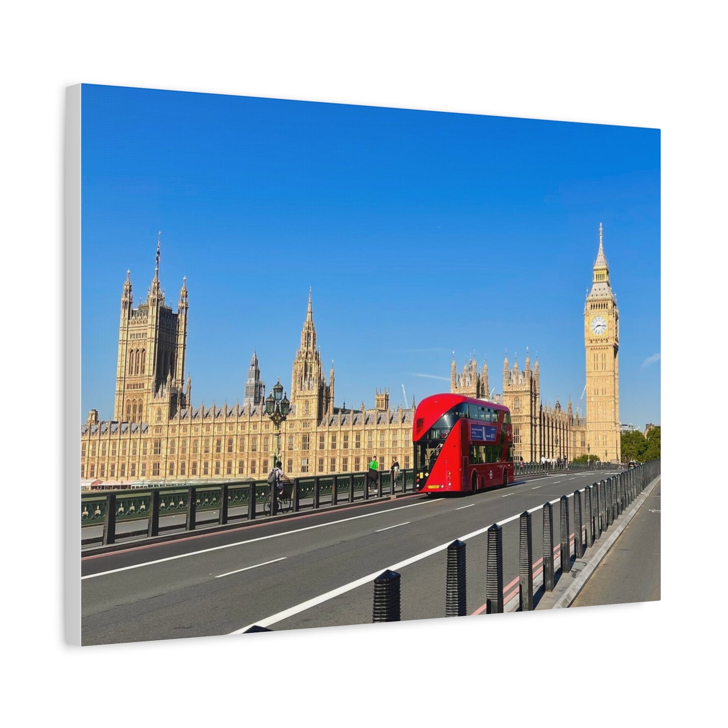 Big Ben and the Double Decker Bus Canvas